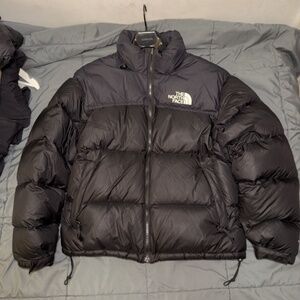 TNF Black Nuptse Puffer